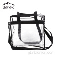 Bolsa de ombro de pvc pvc crossbody saco de moda ombro de grande capacidade para crossbody saco